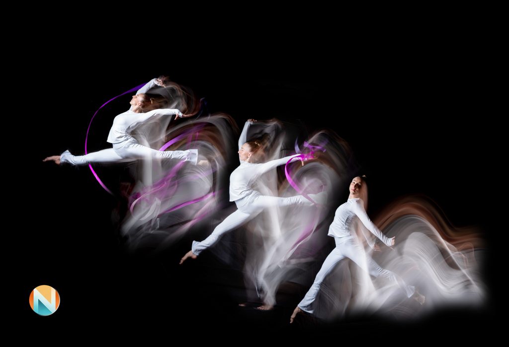 Motion-inaction-blur-photo-shoot-gymnast-ribon-composite-3x